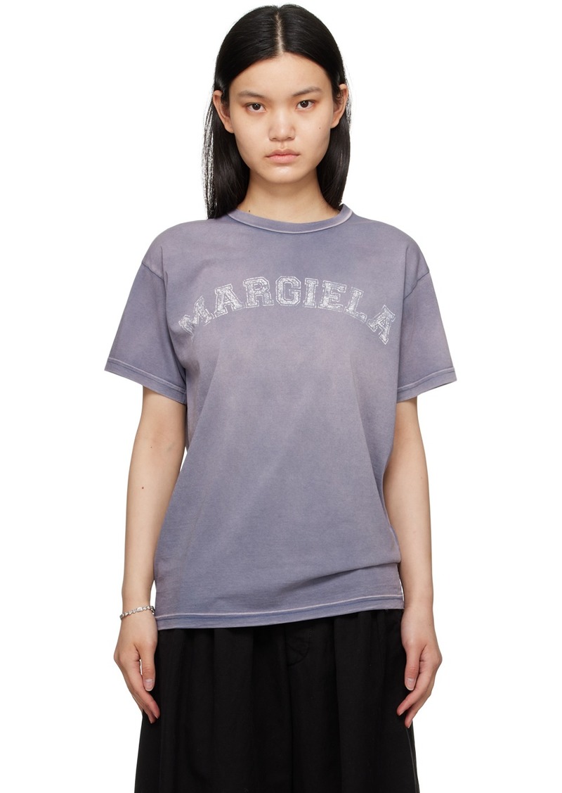 Maison Margiela Purple Printed T-Shirt