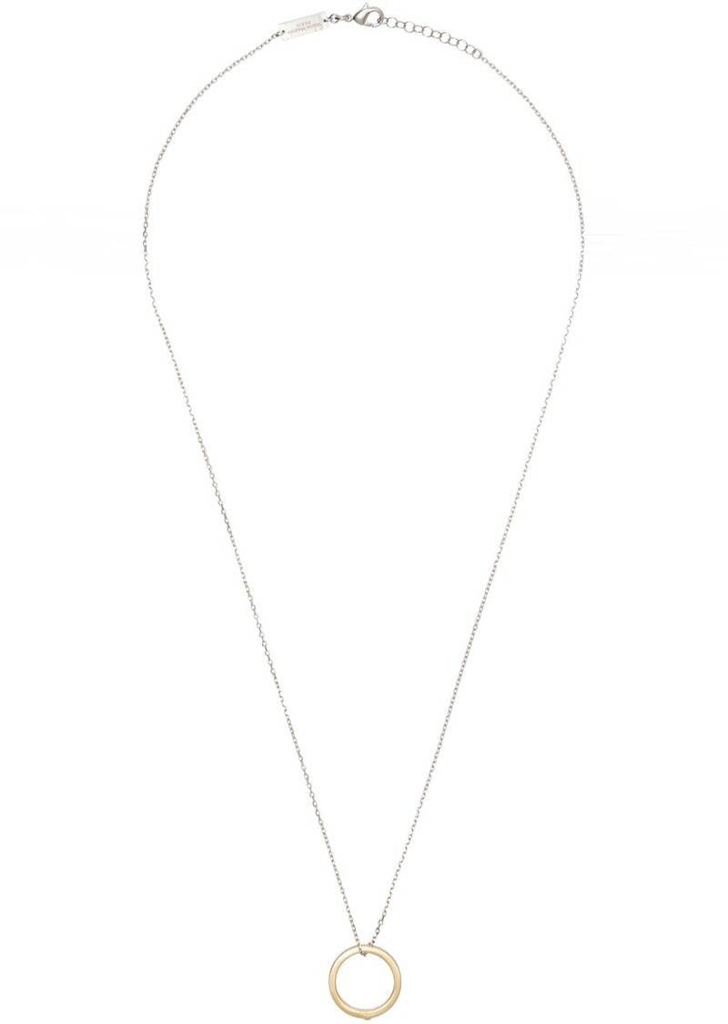 Maison Margiela Silver & Gold Star Logo Necklace