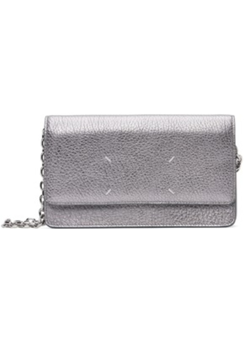 Maison Margiela Silver Four Stitches Chain Wallet