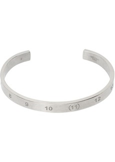 Maison Margiela Silver Numerical Cuff Bracelet