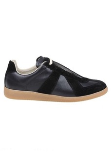 MAISON MARGIELA SUEDE AND LEATHER SNEAKERS
