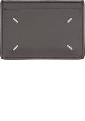 Maison Margiela Taupe Four Stitches Card Holder