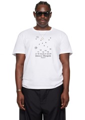 Maison Margiela White Embroidered T-Shirt