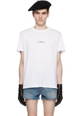 Maison Margiela White Embroidered T-Shirt