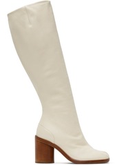 Maison Margiela White Tabi Boots