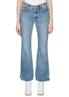Maison Margiela Women's Side-Slit Crop Jeans 
