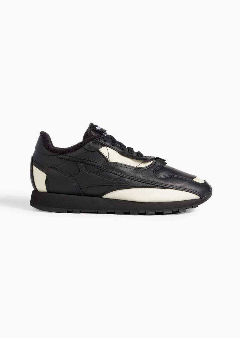 MAISON MARGIELA X REEBOK - Project 0 CL Memory OF V2 mesh and leather sneakers - Black - US 5