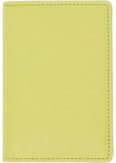 Maison Margiela Yellow Four Stitches Card Holder