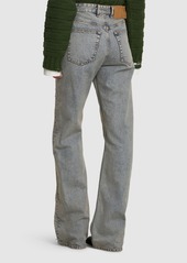 Maison Margiela Mid Rise Straight Cotton Jeans