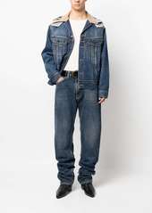 Maison Margiela x Pendleton yoke-detail tapered jeans