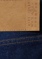 Maison Margiela Mid Rise Wide Cotton Denim Jeans