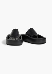MM6 Maison Margiela - Faux leather sandals - Black - EU 37