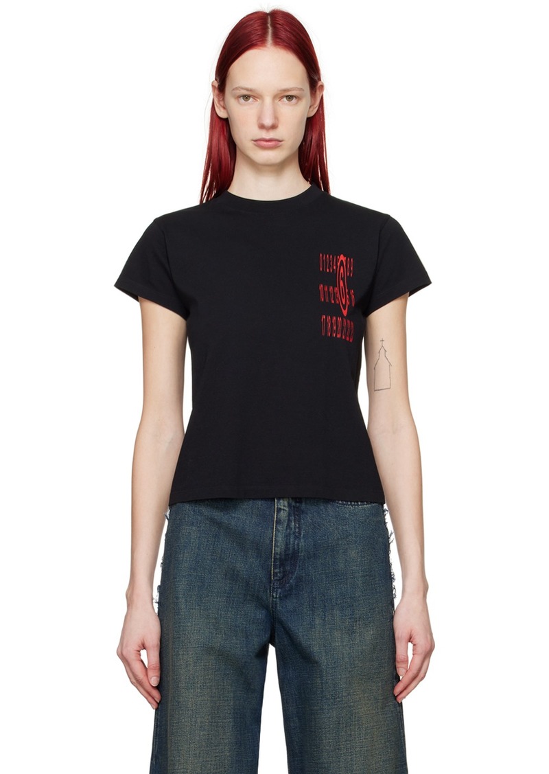 MM6 Maison Margiela Black Basic T-Shirt