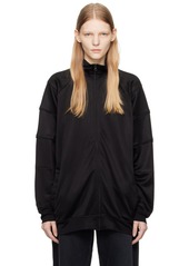 MM6 Maison Margiela Black Bonded Track Jacket