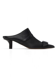 MM6 Maison Margiela Black Buckle Loafers