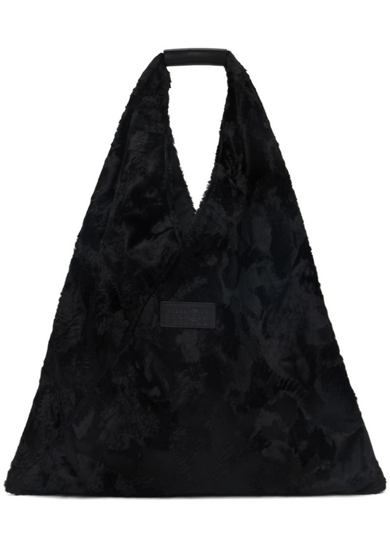 MM6 Maison Margiela Black Classic Triangle Tote