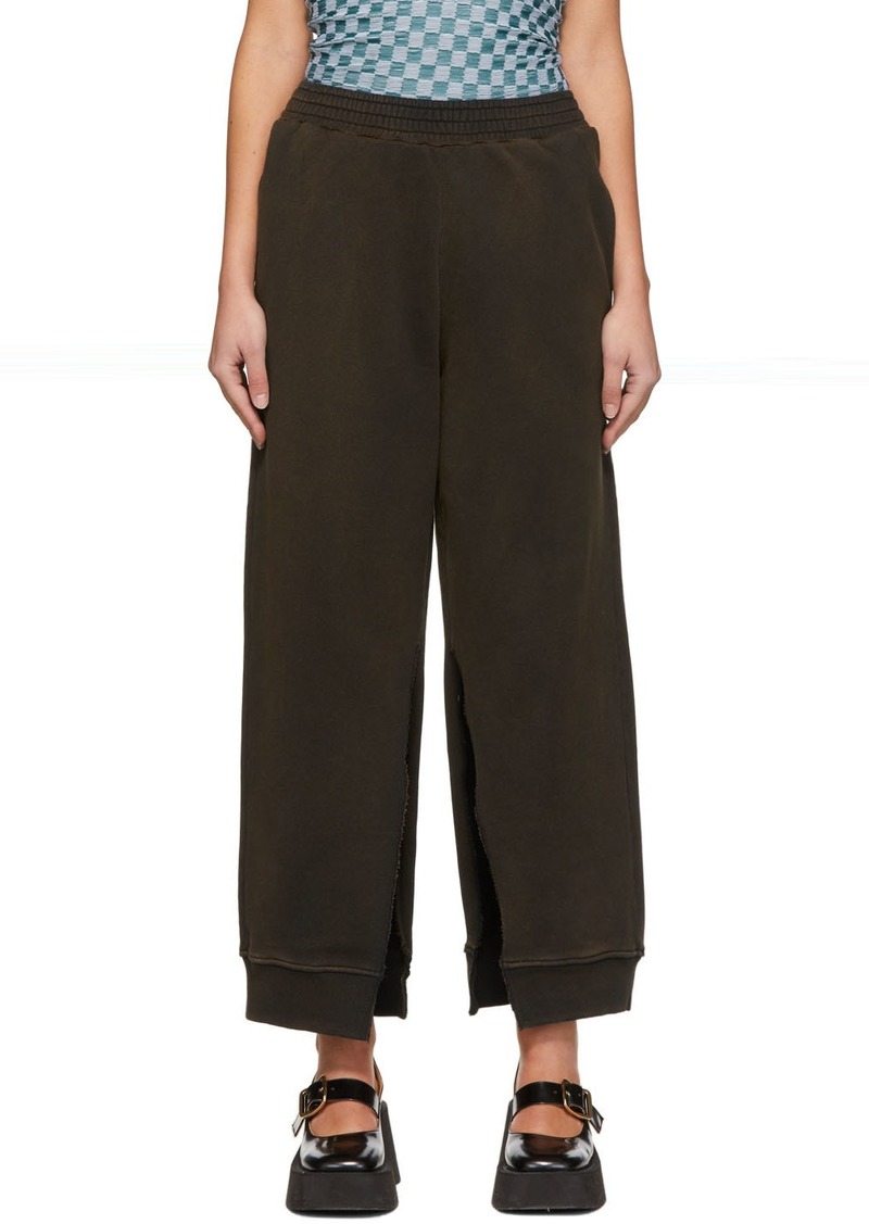 MM6 Maison Margiela Black Cotton Lounge Pants