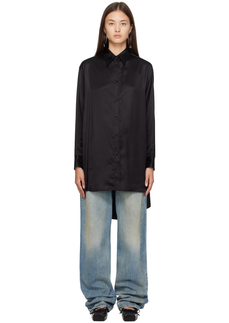 MM6 Maison Margiela Black Cutout Shirt