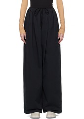 MM6 Maison Margiela Black Gathered Trousers