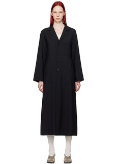 MM6 Maison Margiela Black Lightweight Coat