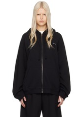 MM6 Maison Margiela Black Safety Pin Hoodie