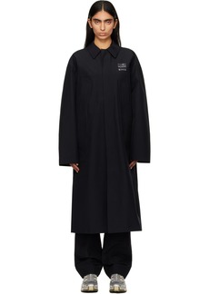 MM6 Maison Margiela Black Salomon Edition Outerwear Trench Coat