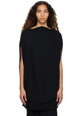 MM6 Maison Margiela Black Sleeveless Blouse