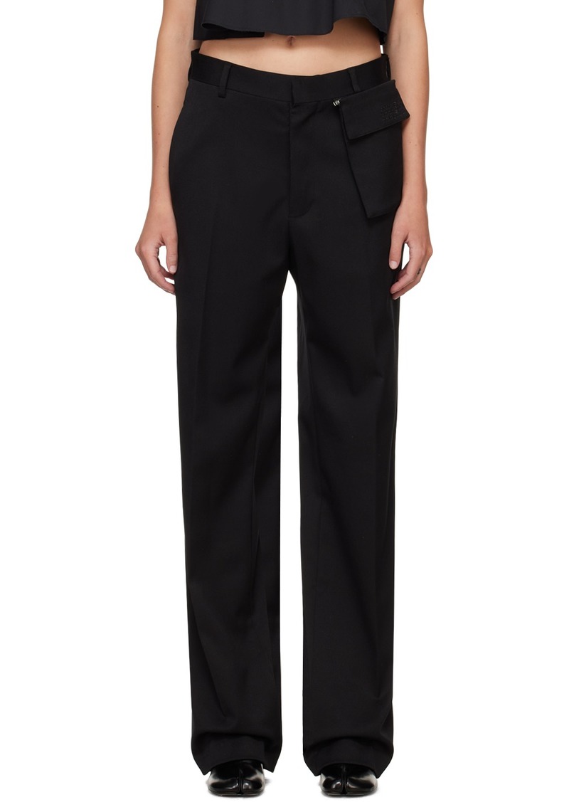 MM6 Maison Margiela Black Tailoring Trousers