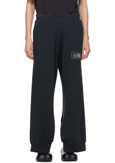 MM6 Maison Margiela Black Vented Lounge Pants