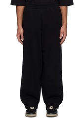 MM6 Maison Margiela Black Vented Sweatpants