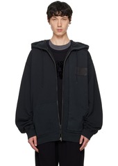 MM6 Maison Margiela Black Zip Hoodie