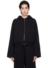 MM6 Maison Margiela Black Zip Hoodie