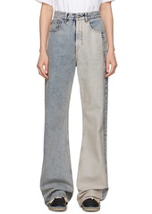 MM6 Maison Margiela Blue Five-Pocket Jeans