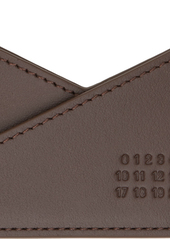 MM6 Maison Margiela Brown 6 Card Holder