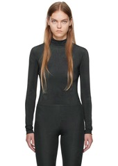 MM6 Maison Margiela Green & Black Printed Bodysuit