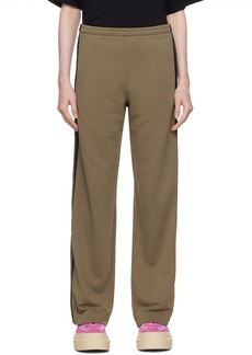 MM6 Maison Margiela Khaki Unbrushed Lounge Pants