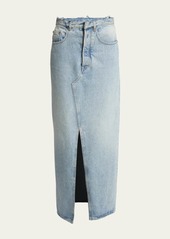 MM6 Maison Margiela Long Denim Maxi Skirt