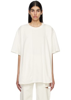 MM6 Maison Margiela Off-White Paneled T-Shirt