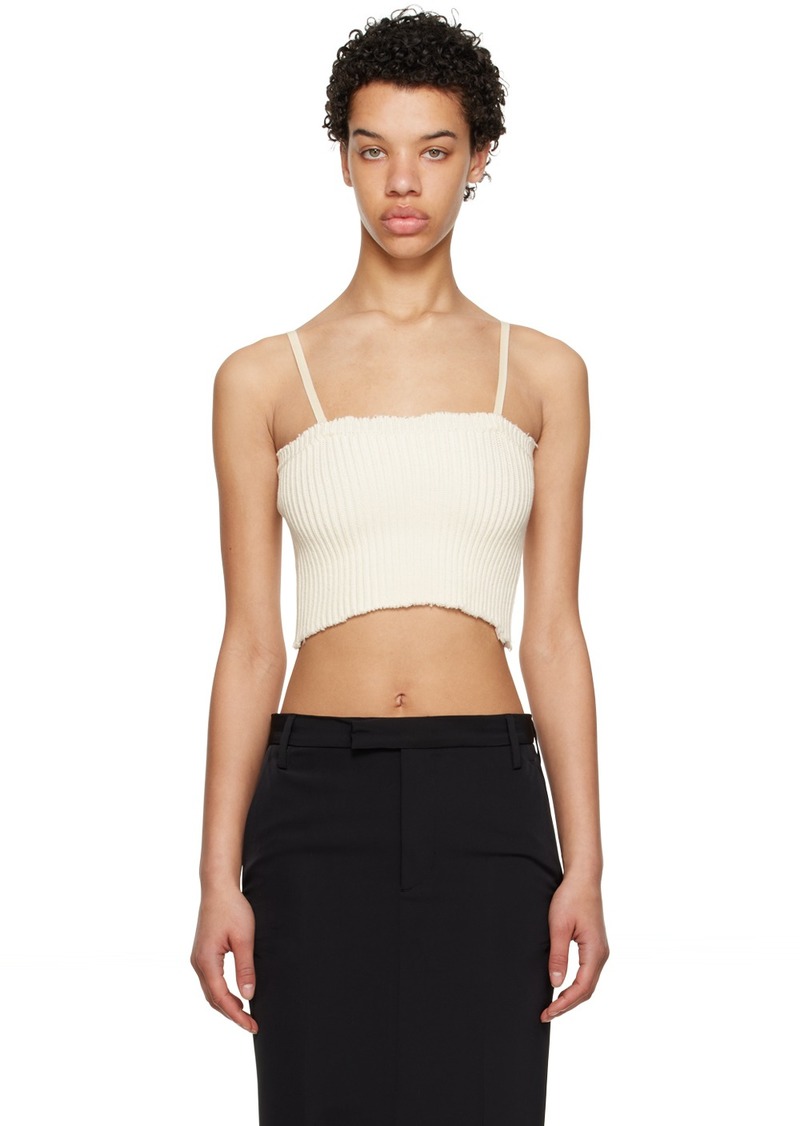 MM6 Maison Margiela Off-White Worn Out Camisole