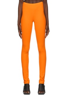 MM6 Maison Margiela Orange Fitted Leggings