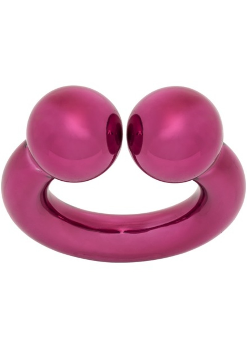 MM6 Maison Margiela Pink Piercing Ring