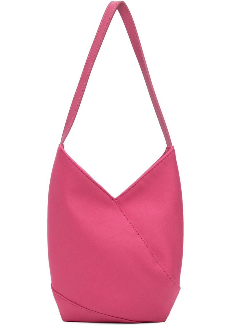 MM6 Maison Margiela Pink Satin Egg Bag