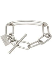 MM6 Maison Margiela Silver Elongated Bracelet