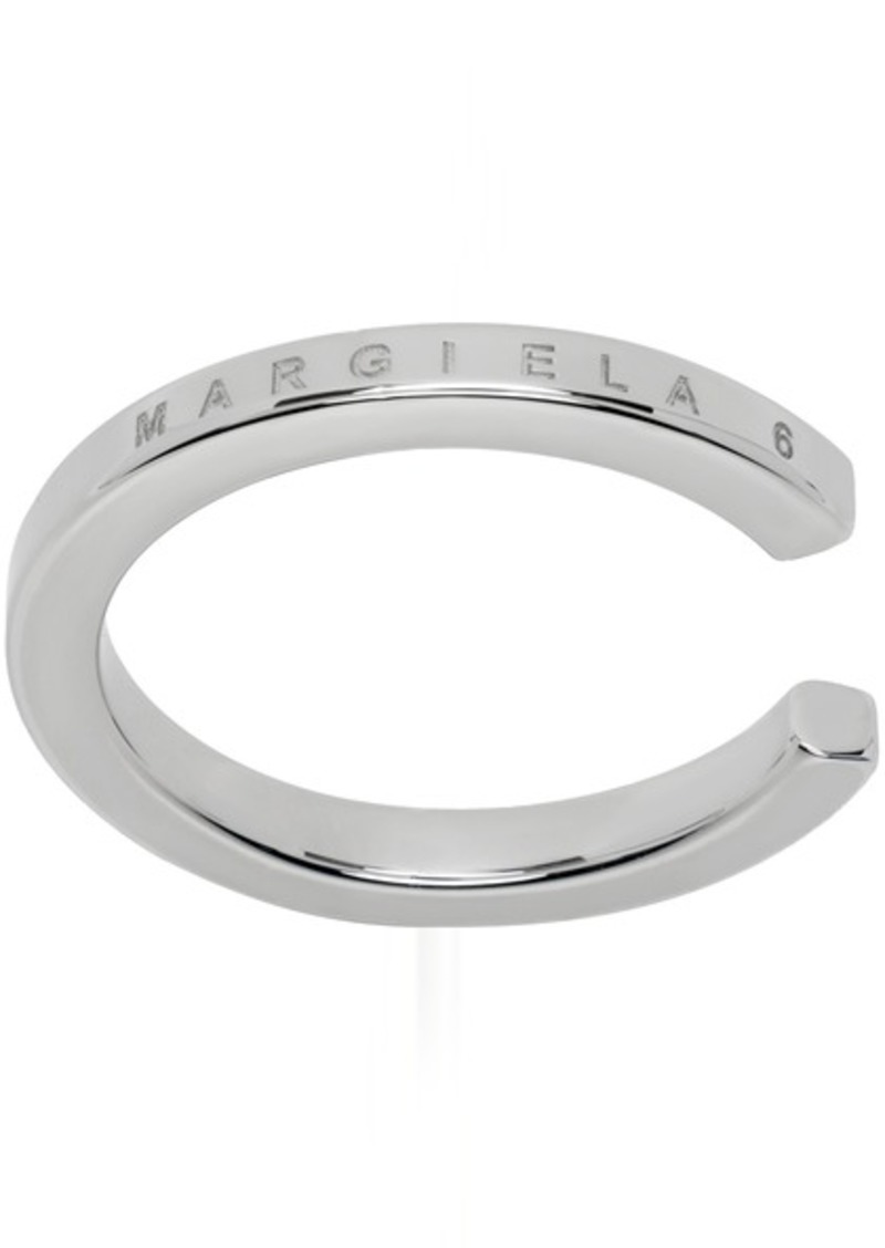 MM6 Maison Margiela Silver Minimal Wire Ring