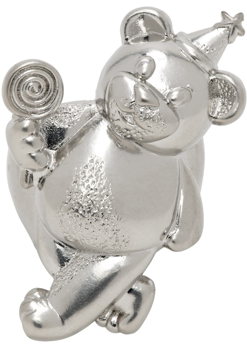 MM6 Maison Margiela Silver Party Bear Ring