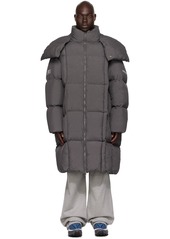 MM6 Maison Margiela SSENSE Exclusive Gray CHENPENG Edition Down Coat