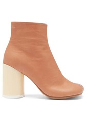MM6 Maison Margiela Stivaletto block-heel leather ankle boots