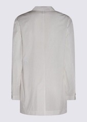 MM6 MAISON MARGIELA WHITE COTTON BLAZER