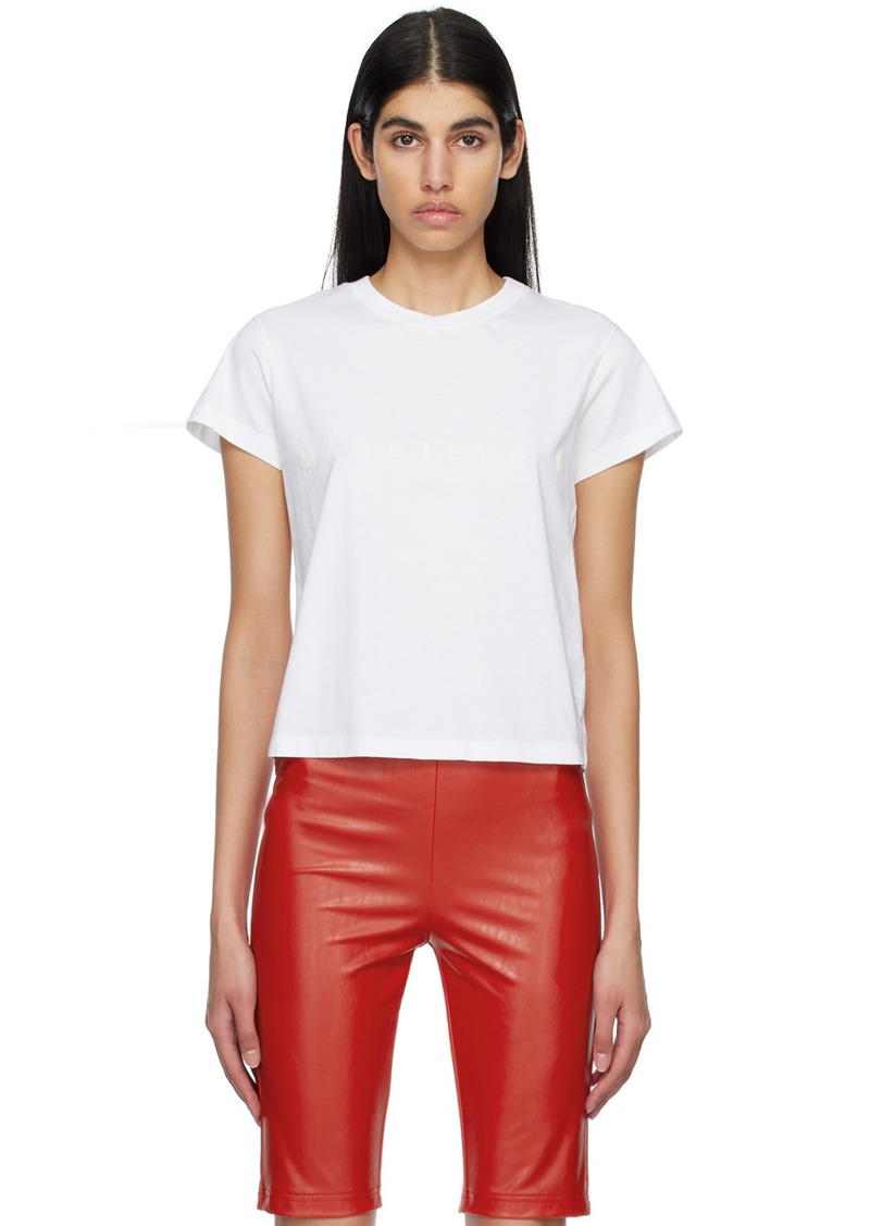 MM6 Maison Margiela White Glow-In-The-Dark T-Shirt