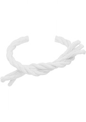 MM6 Maison Margiela White Knit Bracelet